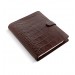 A5 Classic Croc Organiser Chestnut 2020